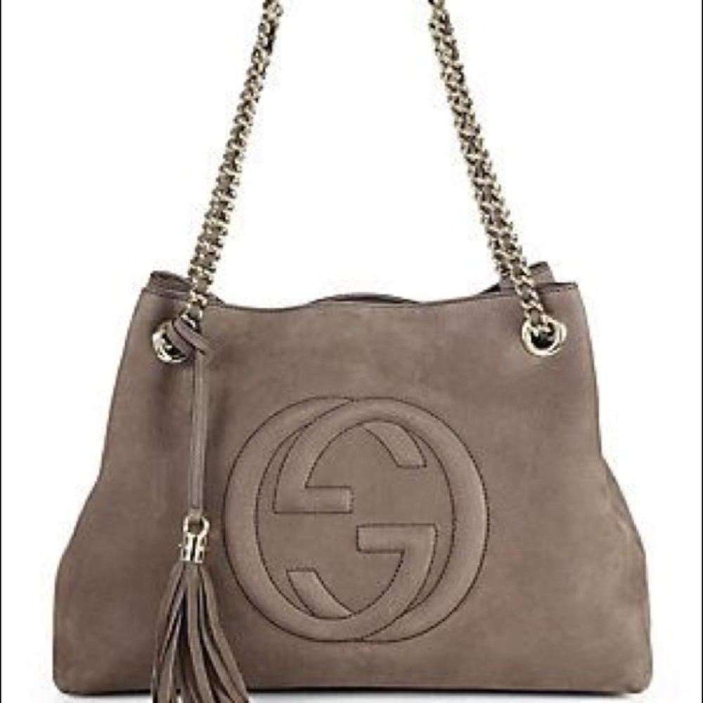 Mauve Gucci SoHo Bag